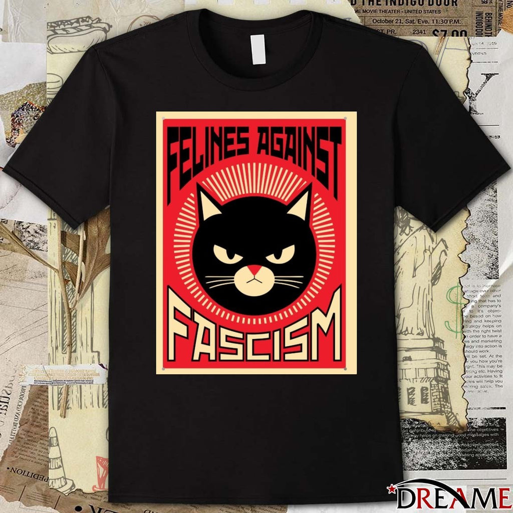 Felines Against Fascism Minneapolis 2026 t-shirt