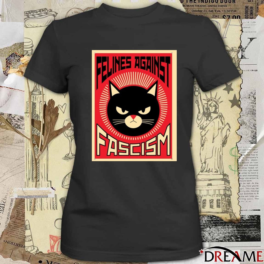Felines Against Fascism Minneapolis 2026 t-shirt