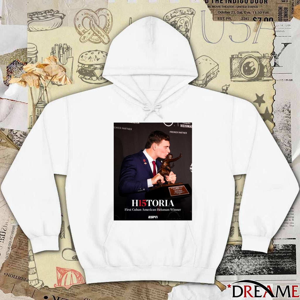 Fernando Mendoza H15toria First Cuban American Heisman Winner 2025 Poster t-shirt