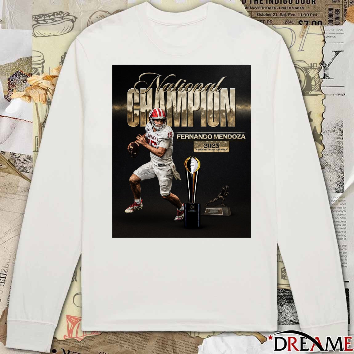 Fernando Mendoza Is A National Champion 2025 Heisman Trophy Winner Poster t-shirt