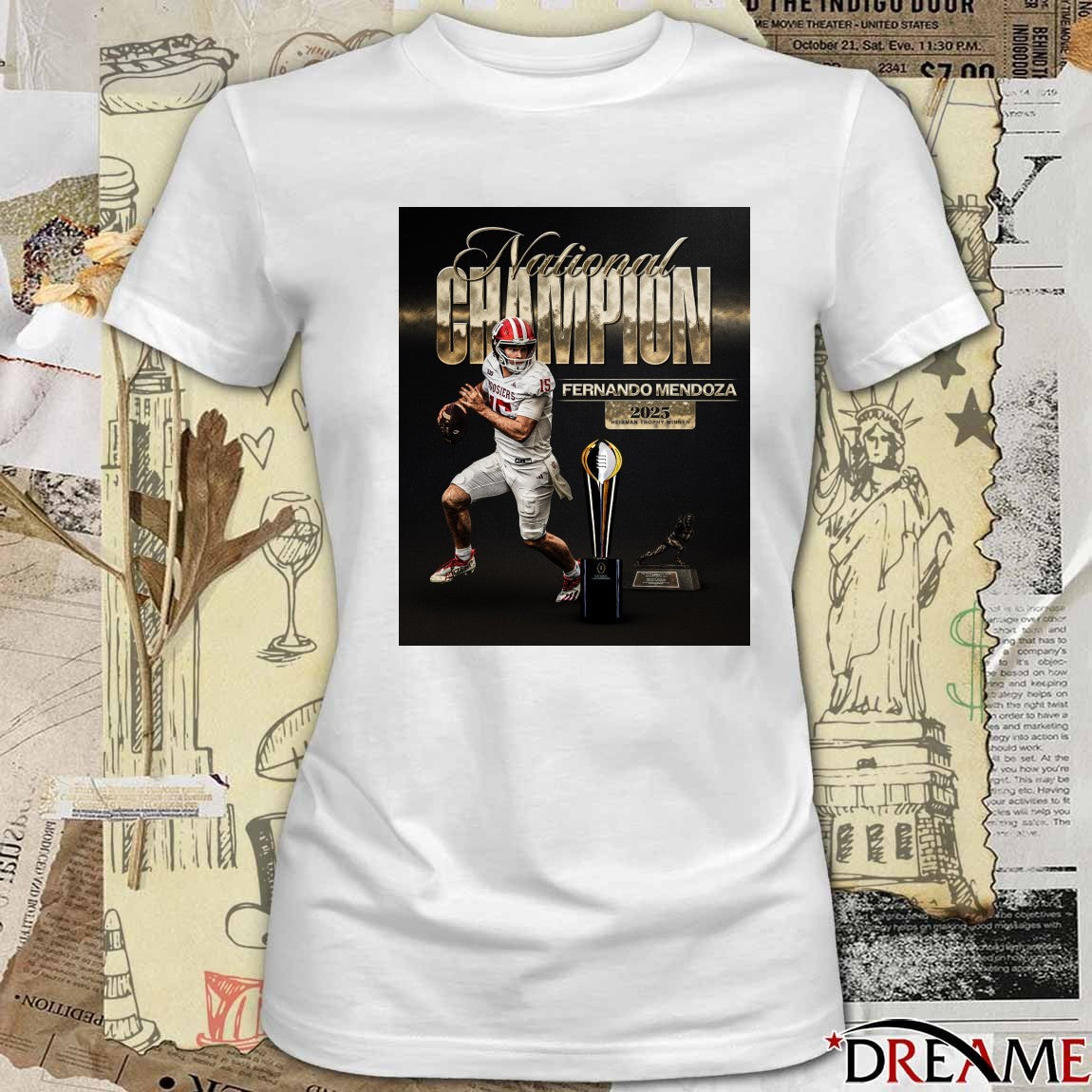 Fernando Mendoza Is A National Champion 2025 Heisman Trophy Winner Poster t-shirt