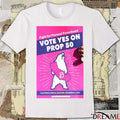 Fight For Planned Parenthood Vote Yes On Prop 50 California Special Election November 4 2025 Poster t-shirt