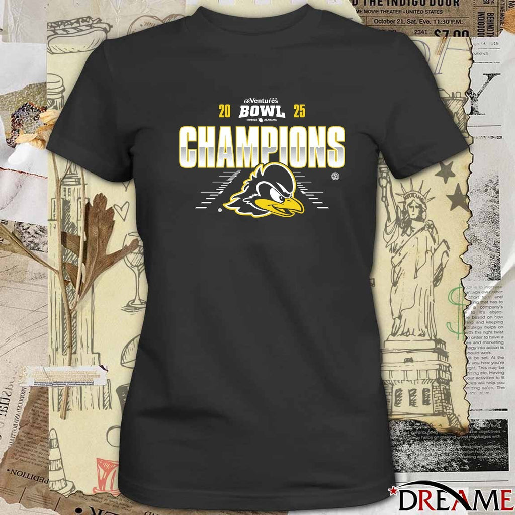 Fightin’ Blue Hens 2025 68 Ventures Bowl Mobile Alabama Champions t-shirt