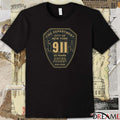 Fire Department City Of New York 9.11 25 Years Never Forget 2001-2026 Logo t-shirt