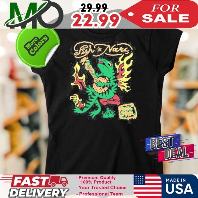 Fishtian Audigier Aka Fish Hardy Frog Reggae Music Graphic T-Shirt