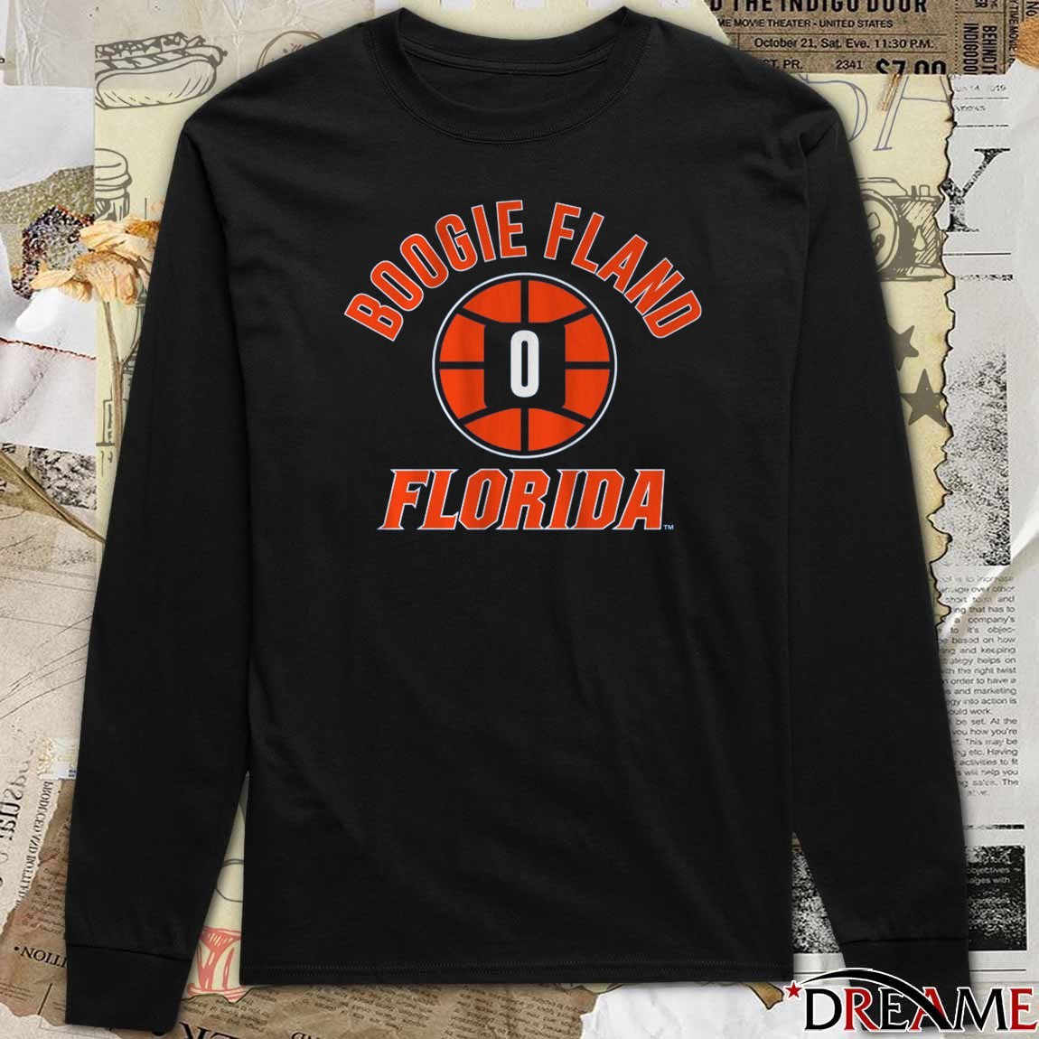 Florida Gators Basketball Boogie Fland Name Number Ball 0 t-shirt