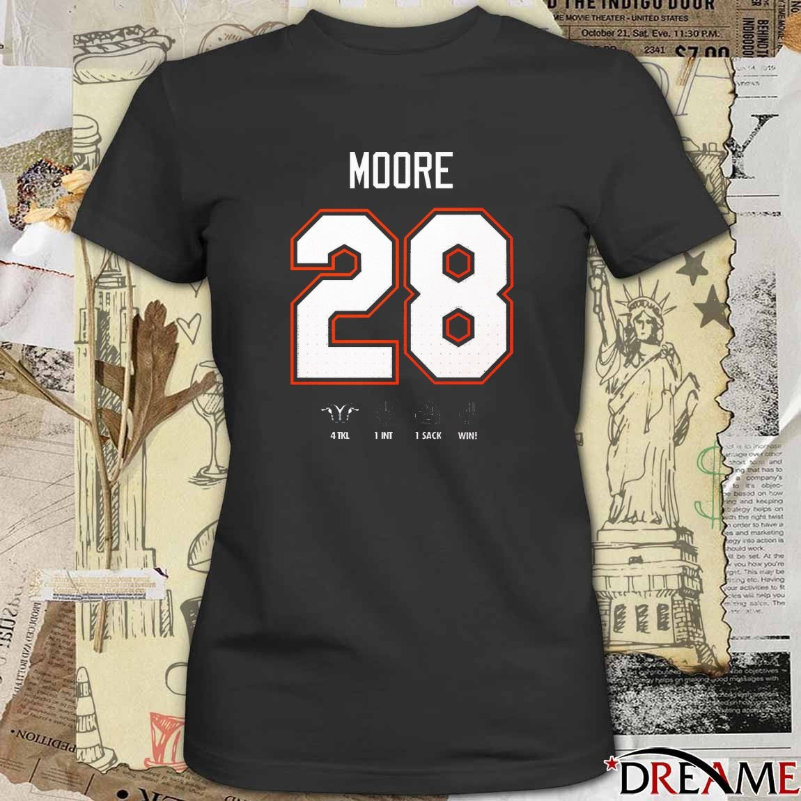 Florida Gators Devin Moore Number 28 4 TKL, 1 INT, 1 sack And A Win t-shirt