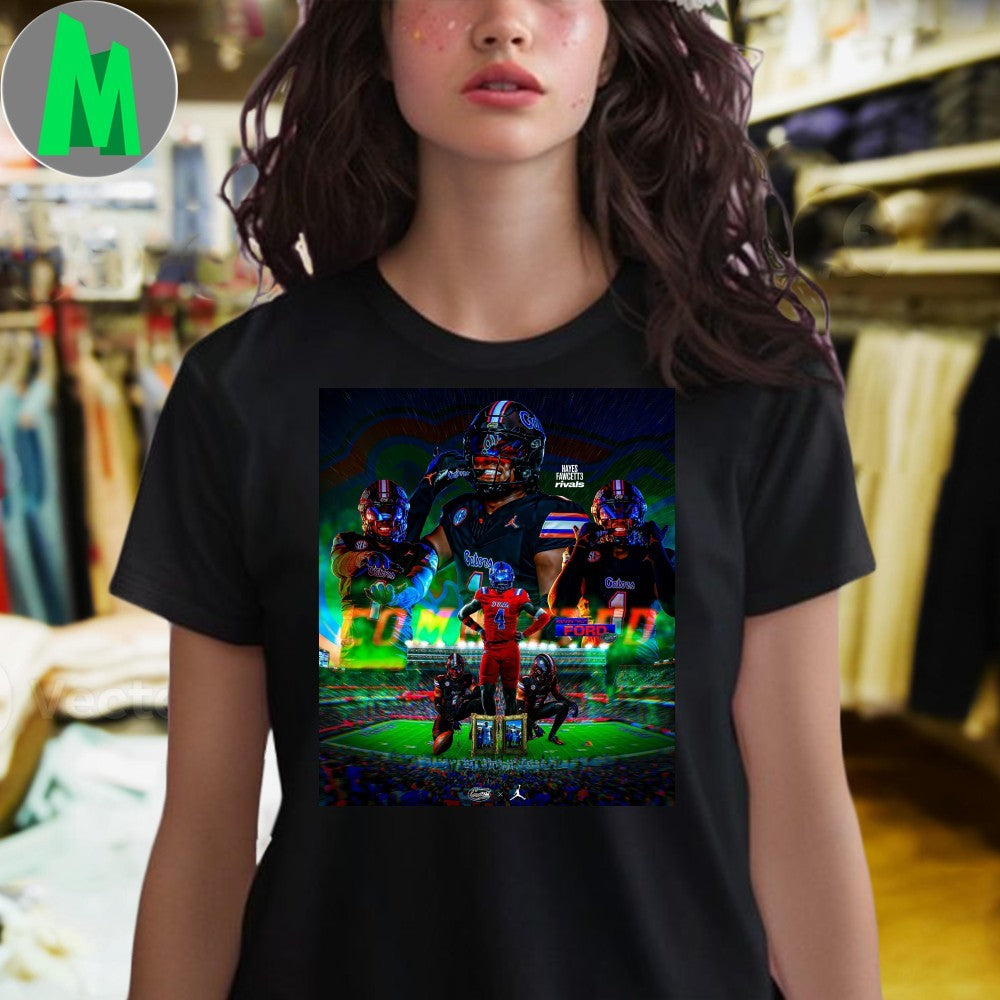 Florida Gators Football Kevin KJ Ford #4 Commit Player Graphic T-Shirt