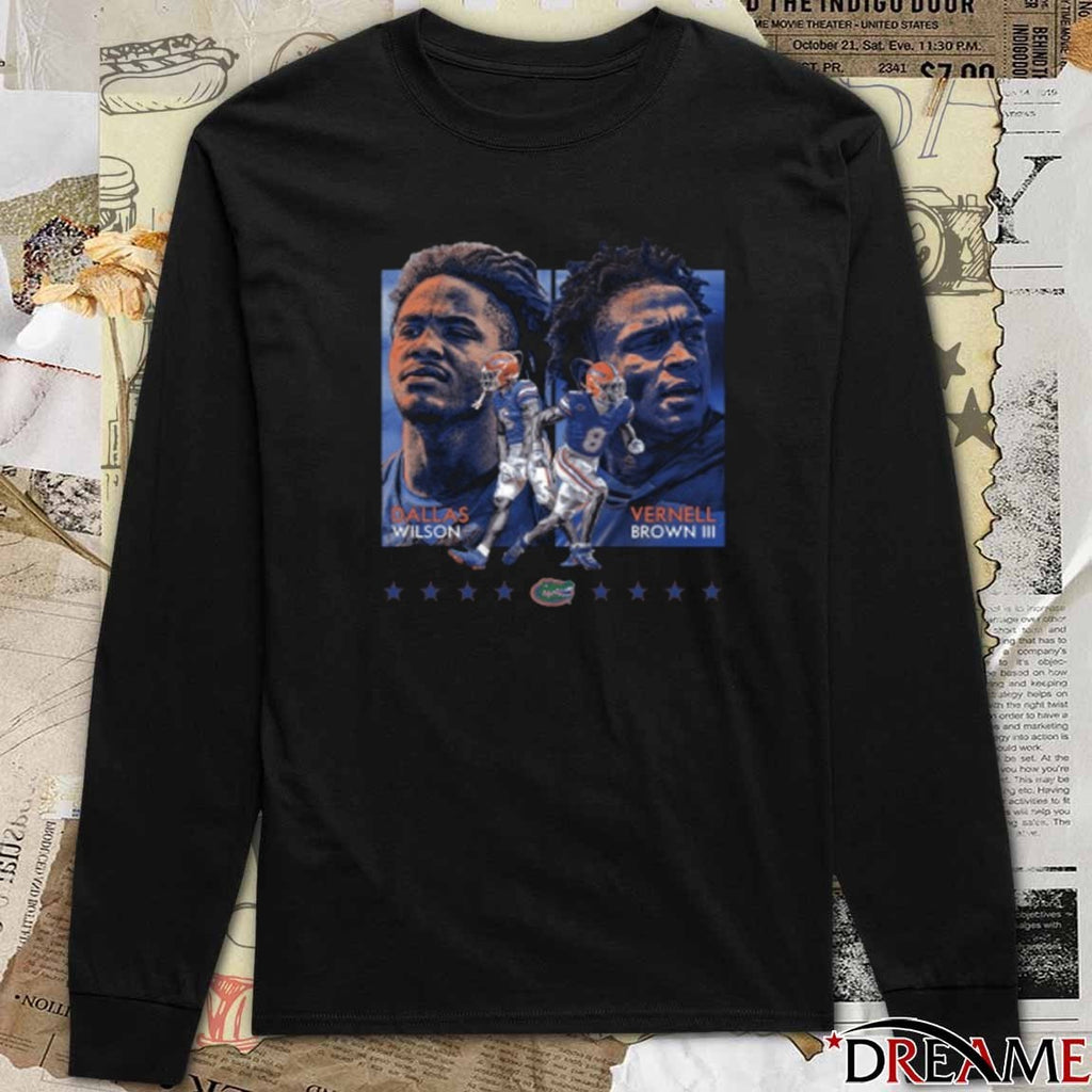 Florida Gators Freshman WR Duo Dallas Wilson And Vernell Brown III t-shirt