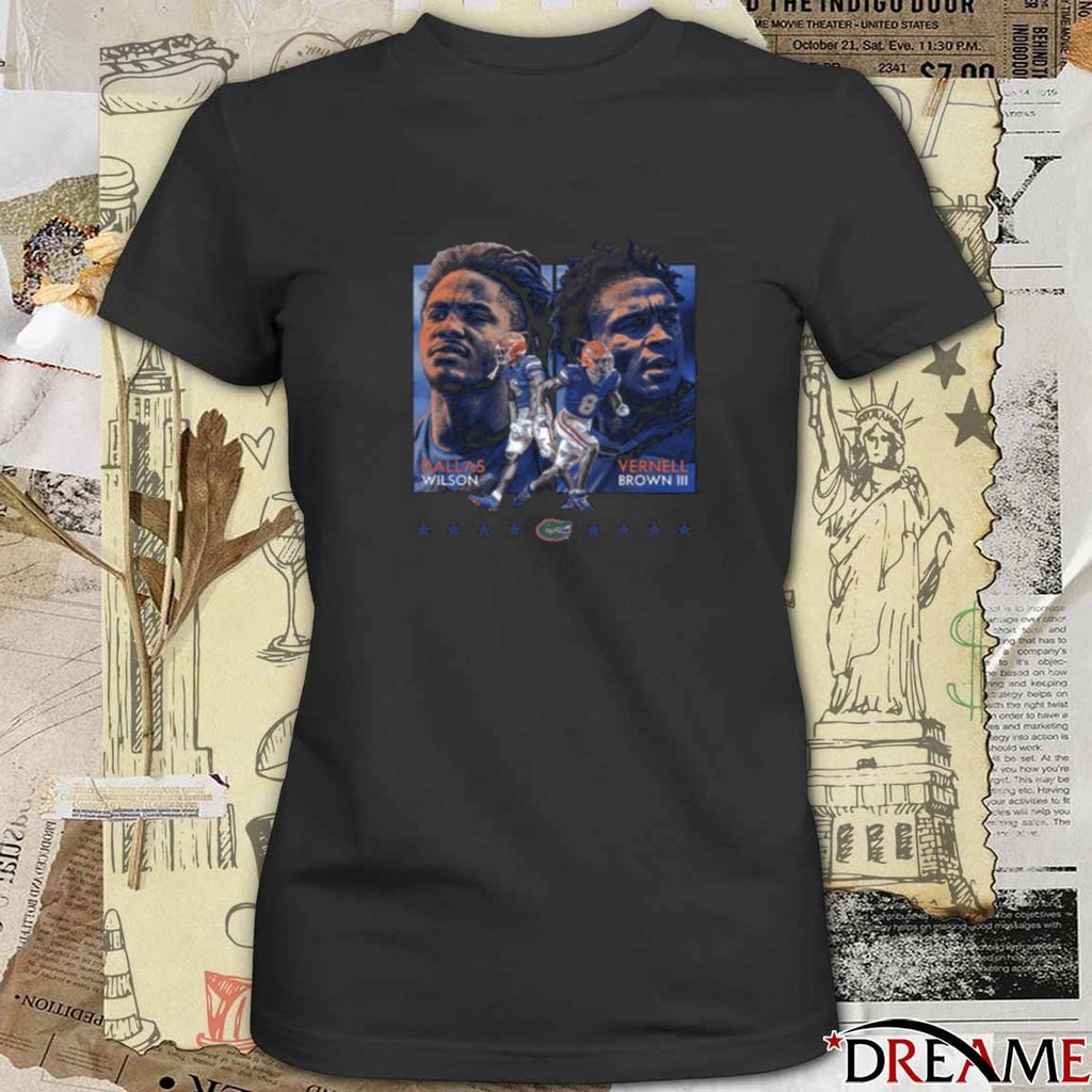 Florida Gators Freshman WR Duo Dallas Wilson And Vernell Brown III t-shirt
