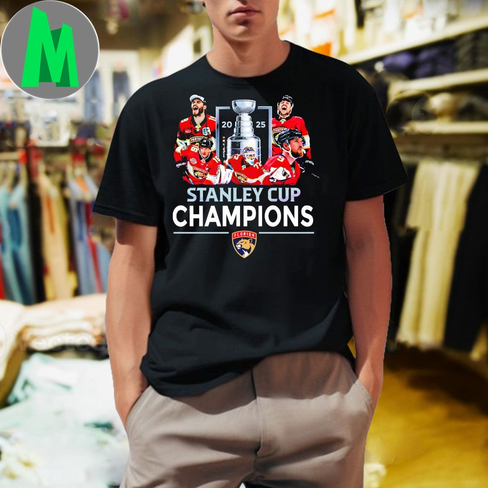 Florida Panthers Stanley Cup Champions 2025 Hockey Team Shirt
