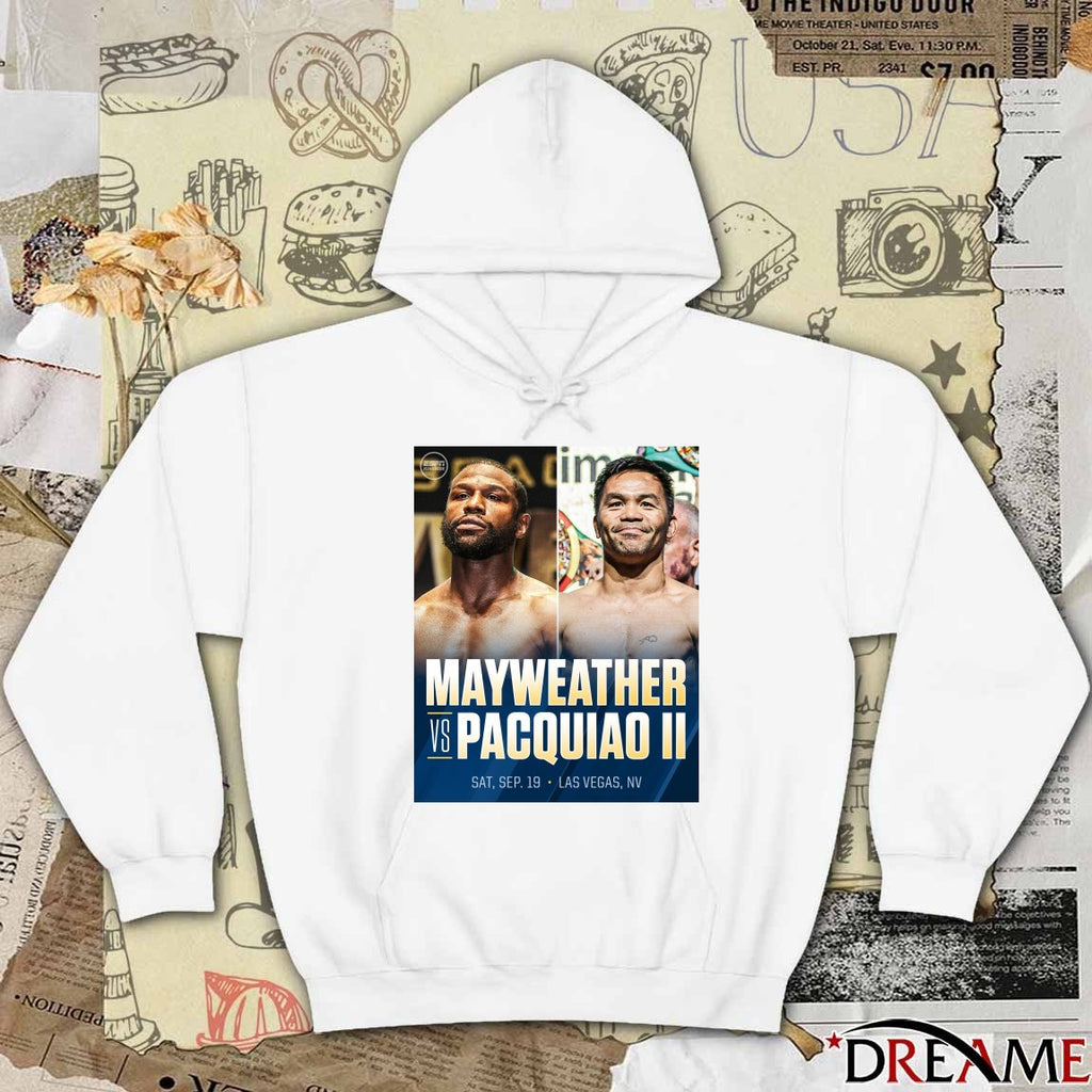 Floyd Mayweather Jr. Vs Manny Pacquiao September 19 2026 Las Vegas NV Poster t-shirt