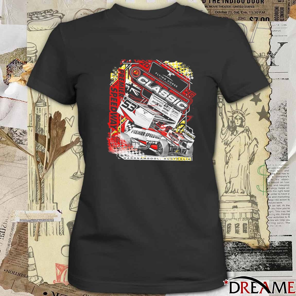 Flying Horse Grand Annual Sprintcar Classic Premier Speedway Warrnambool Australia 2026 t-shirt