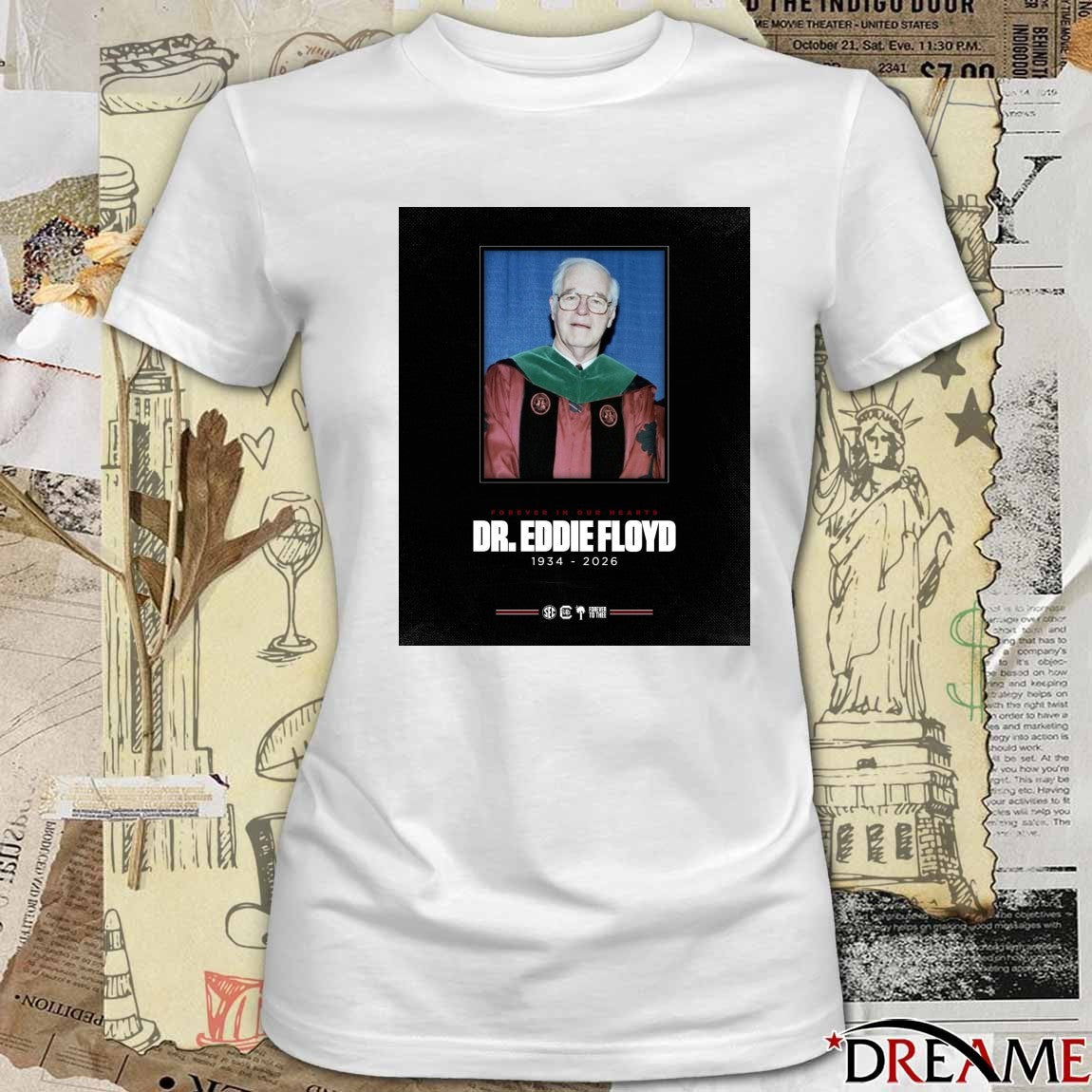 Forever In Our Hearts Dr.Eddie Floyd 1934-2026 Poster t-shirt