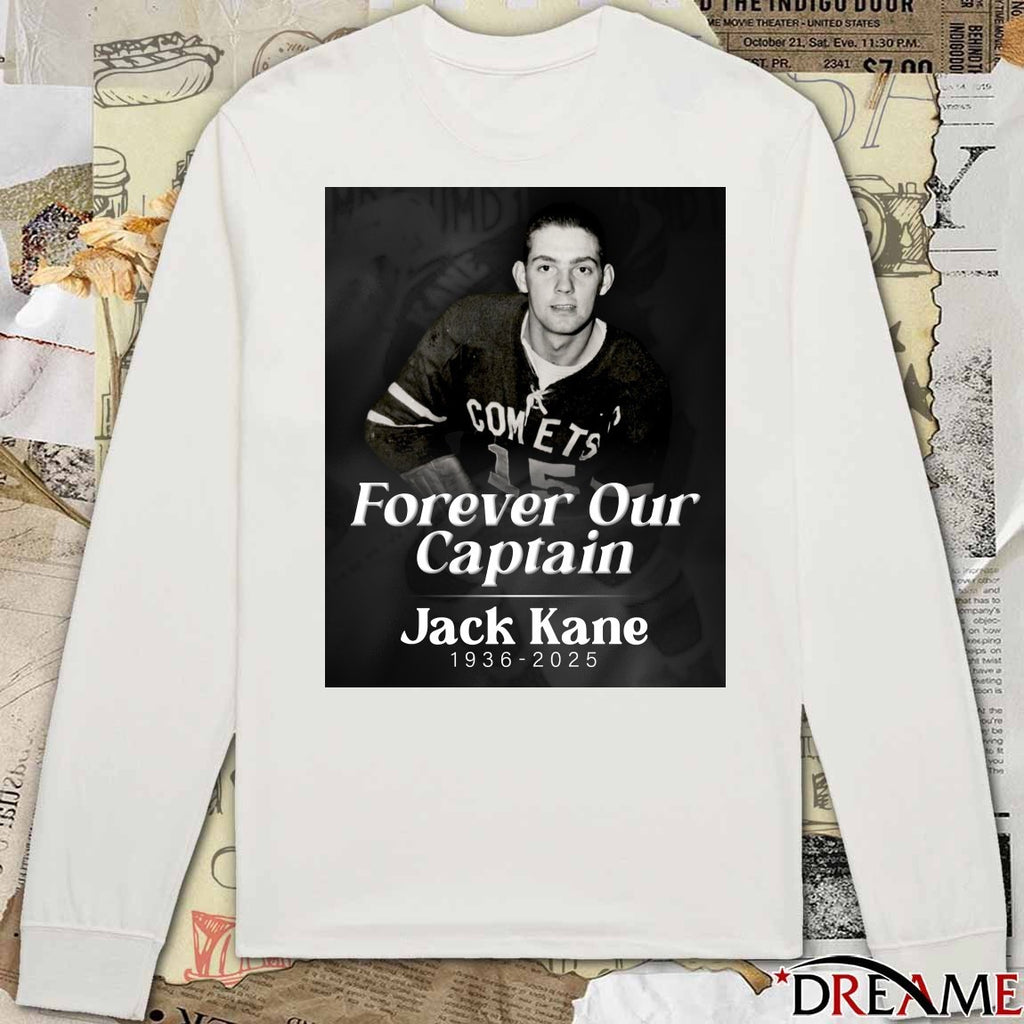 Forever Our Captain Jack Kane 1936 – 2025 Utica Comets Poster t-shirt
