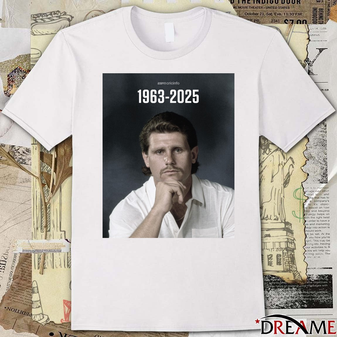 Former England batter Robin Smith has died at the age of 62 1963 – 2025 Poster t-shirt