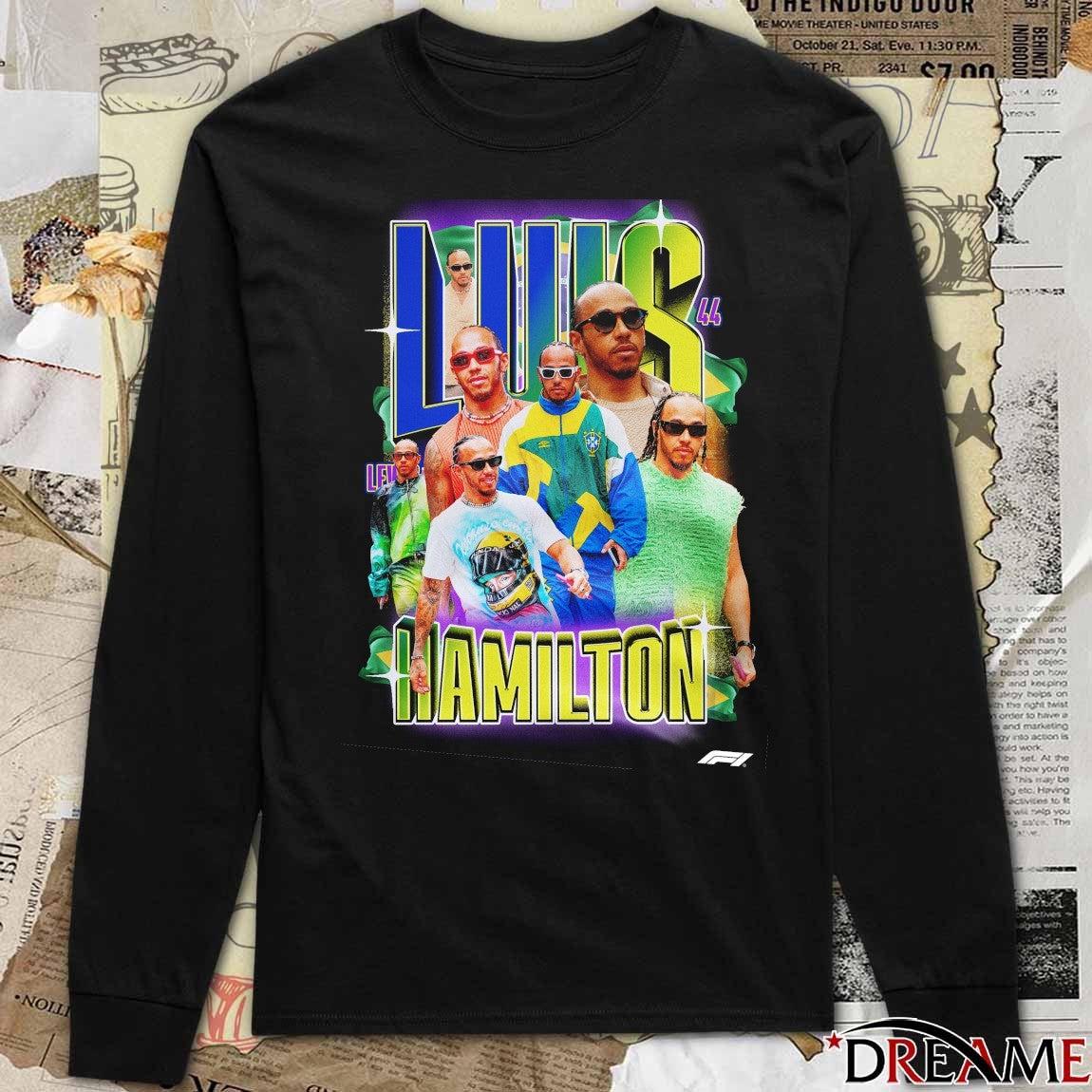 Formula 1 Lewis Hamilton for Christmas 2025 Graphic t-shirt
