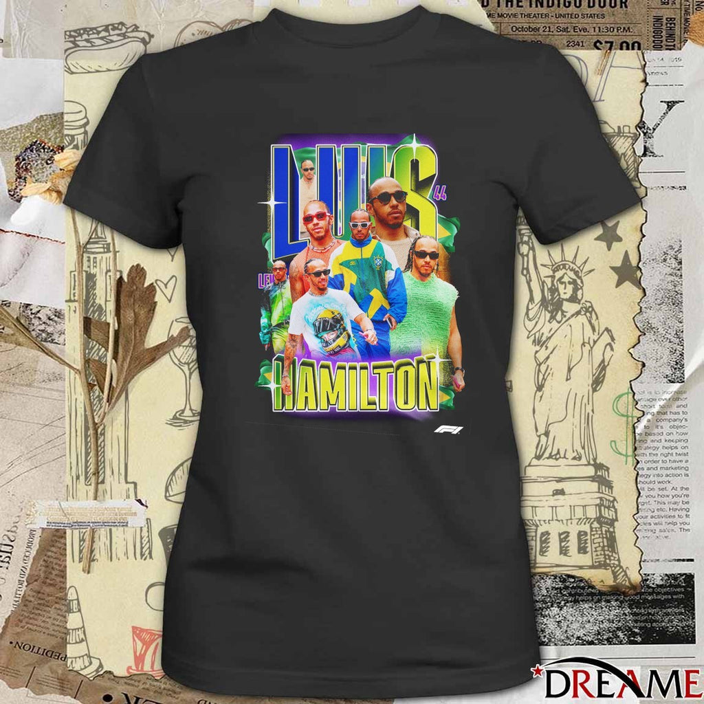 Formula 1 Lewis Hamilton for Christmas 2025 Graphic t-shirt