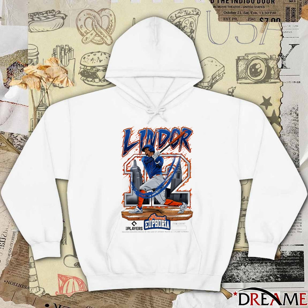 Francisco Lindor V2 New York Mets MLB 2026 Planet Euphoria Art t-shirt