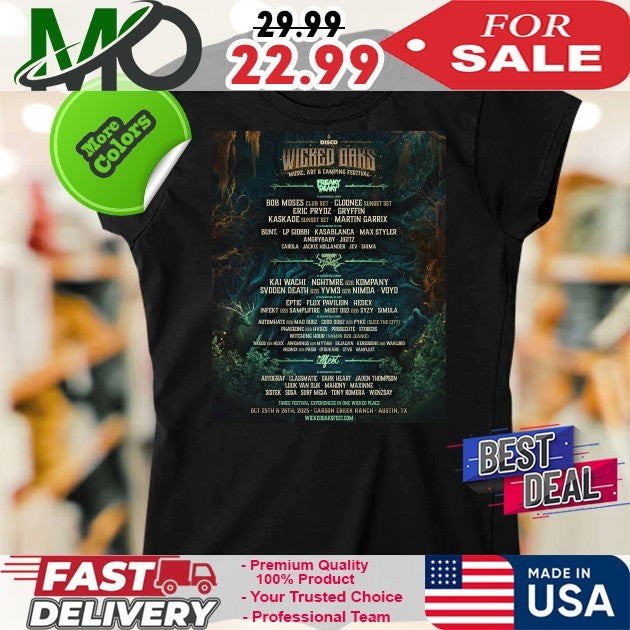 Freaky Deaky Wicked Daks Music Art And Camping Festival Shirt