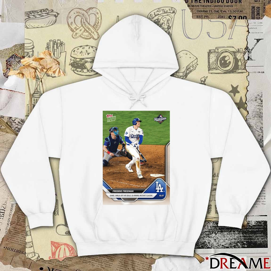 Freddie Freeman Los Angeles Dodgers 2025 MLB Topps Game 3 Walk-Off HR Seals 18-Inning Instant Classic t-shirt