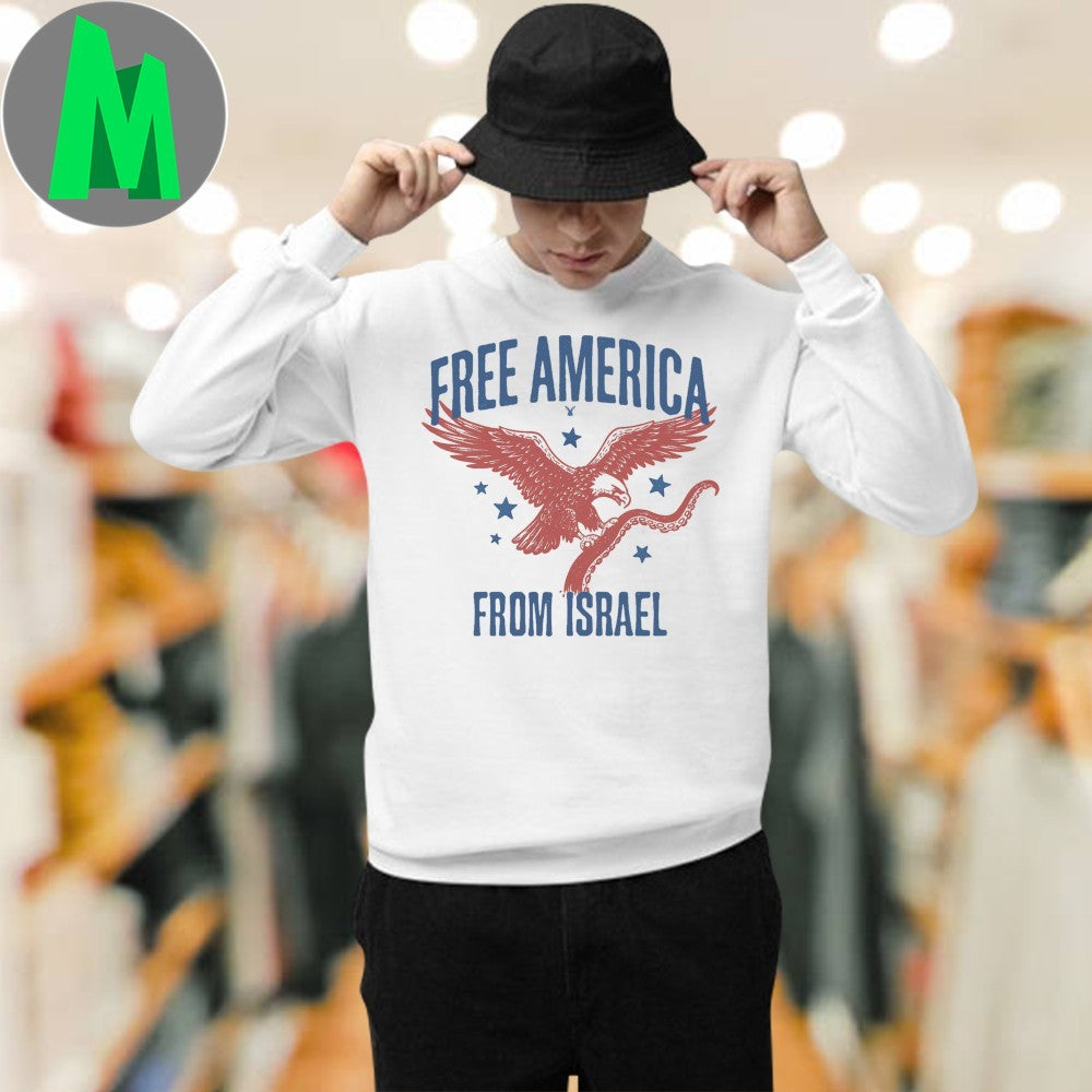 Free America From Israel Retro Shirt