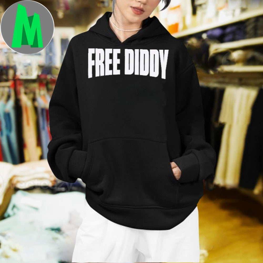 Free Diddy Hip Hop Rap Music T-Shirt Celebrity Graphic Tee Fan Apparel