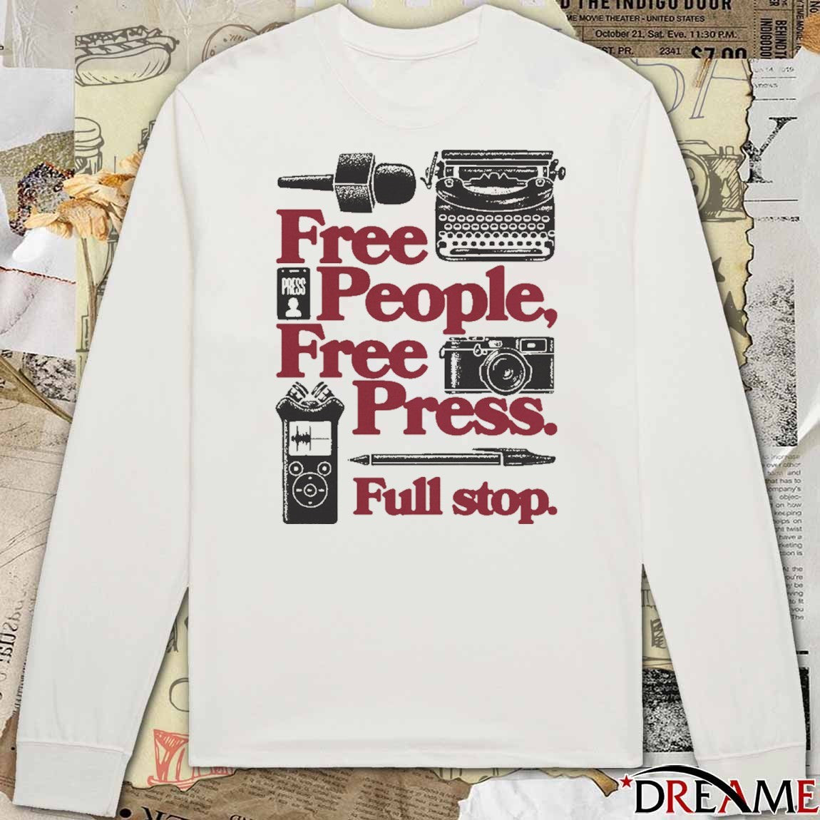 Free People Free Press Full Stop 2025 t-shirt