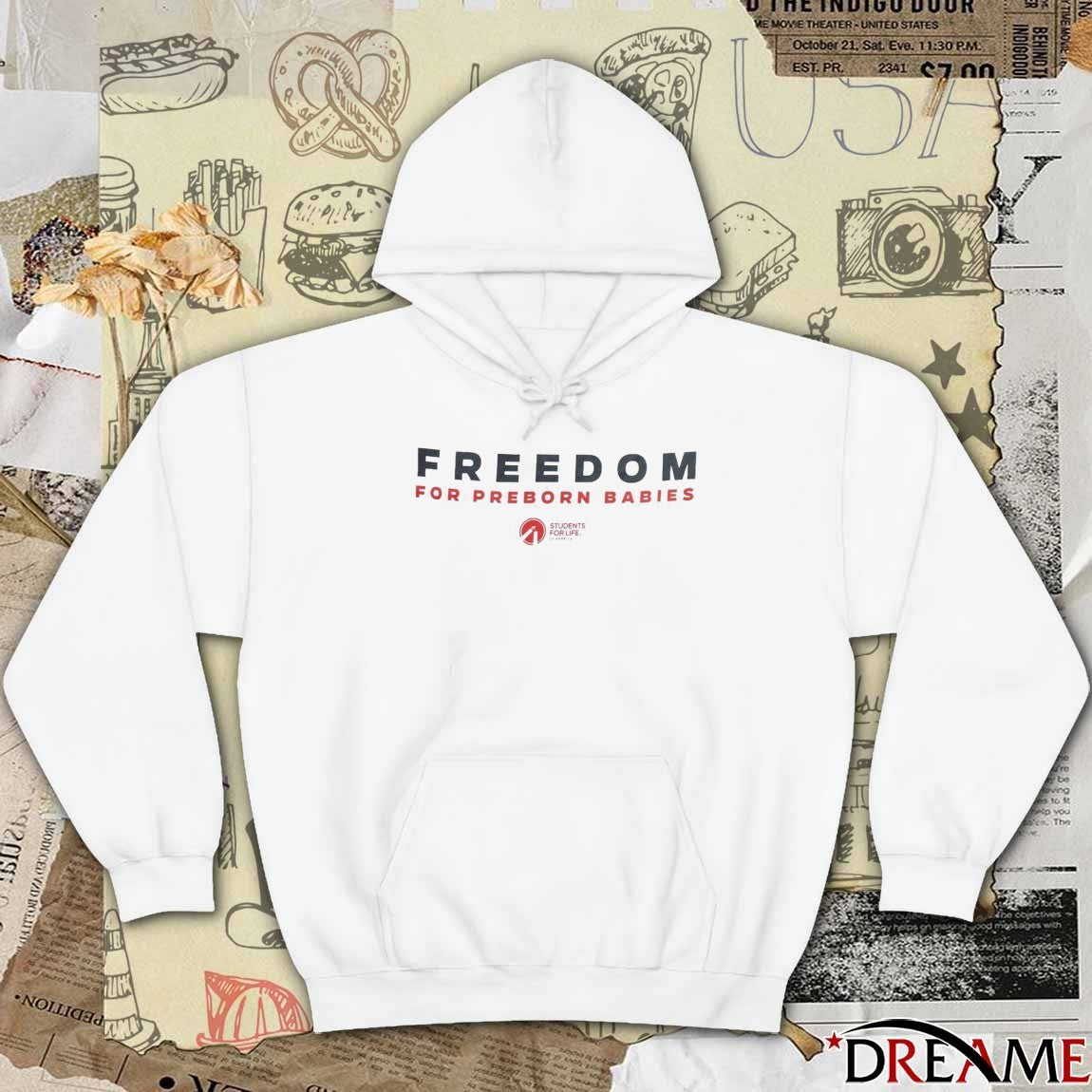 Freedom For Preborn Babies Students For Life March for Life 2026 t-shirt