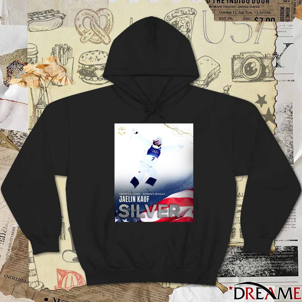 Freestyle Skiing Women’s Moguls Jaelin Kauf Silver 2026 Poster t-shirt