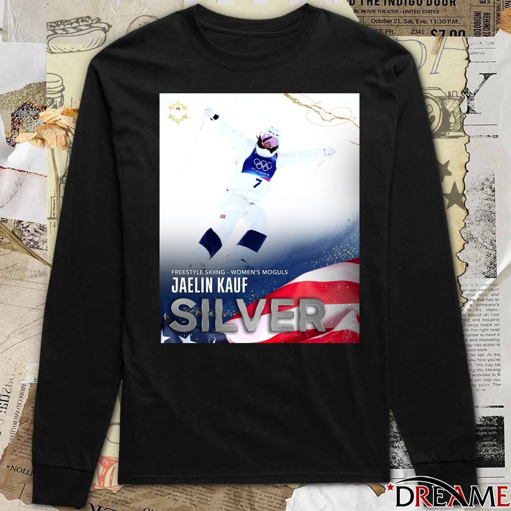 Freestyle Skiing Women’s Moguls Jaelin Kauf Silver 2026 Poster t-shirt