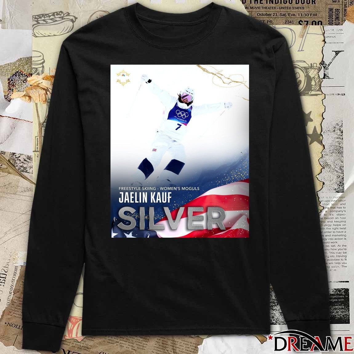 Freestyle Skiing Women’s Moguls Jaelin Kauf Silver 2026 Poster t-shirt