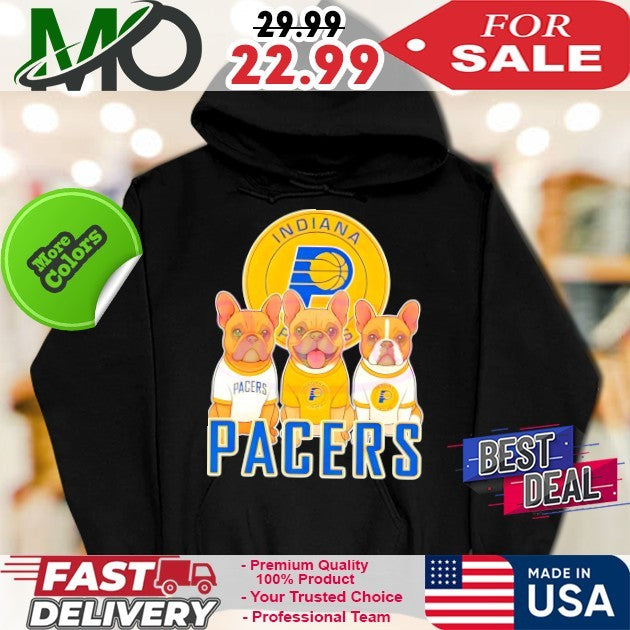 French Bulldog Indiana Pacers Nba Playoffs 2025 Logo Shirt