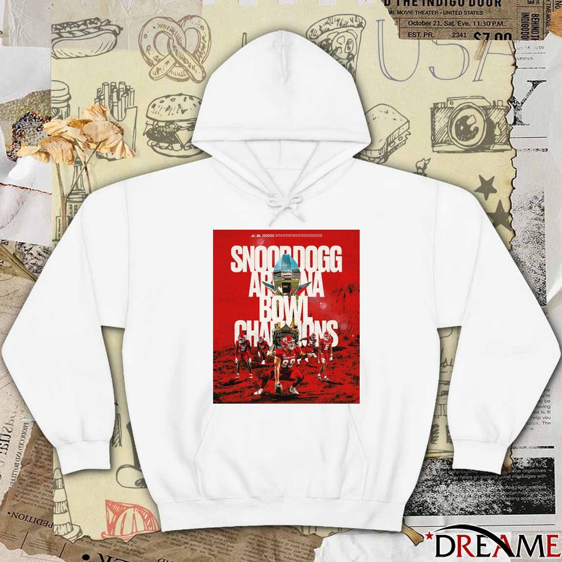 Fresno State Bulldogs 2025 Snoop Dogg Arizona Bowl Champions Poster t-shirt