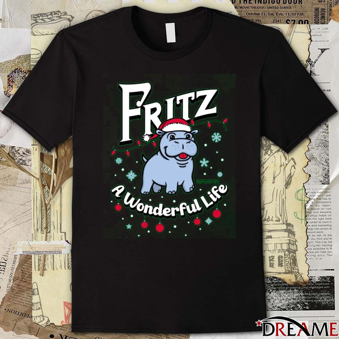 Fritz A Wonderful Life Cincinnati Zoo Festival of Lights 2025 t-shirt