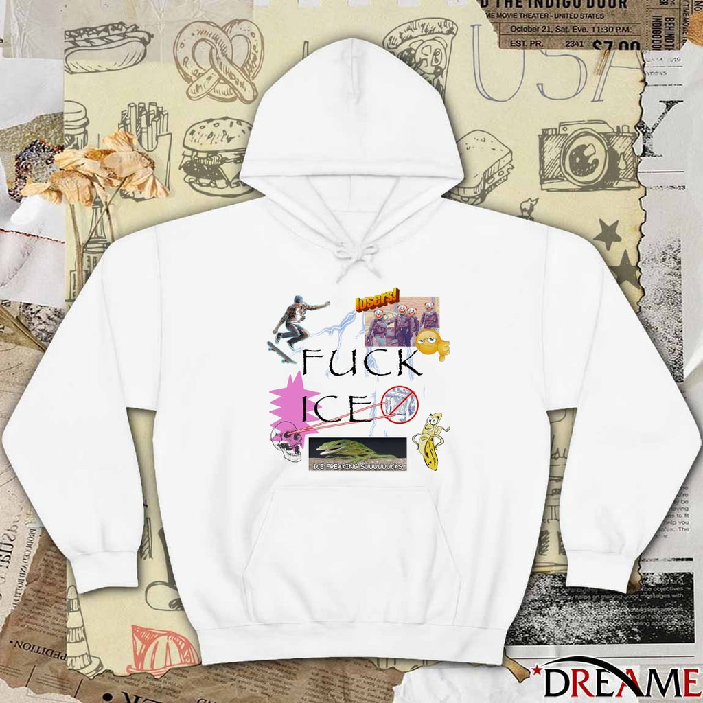 Fuck ICE ICE Freaking Suuuuuuks Losers t-shirt