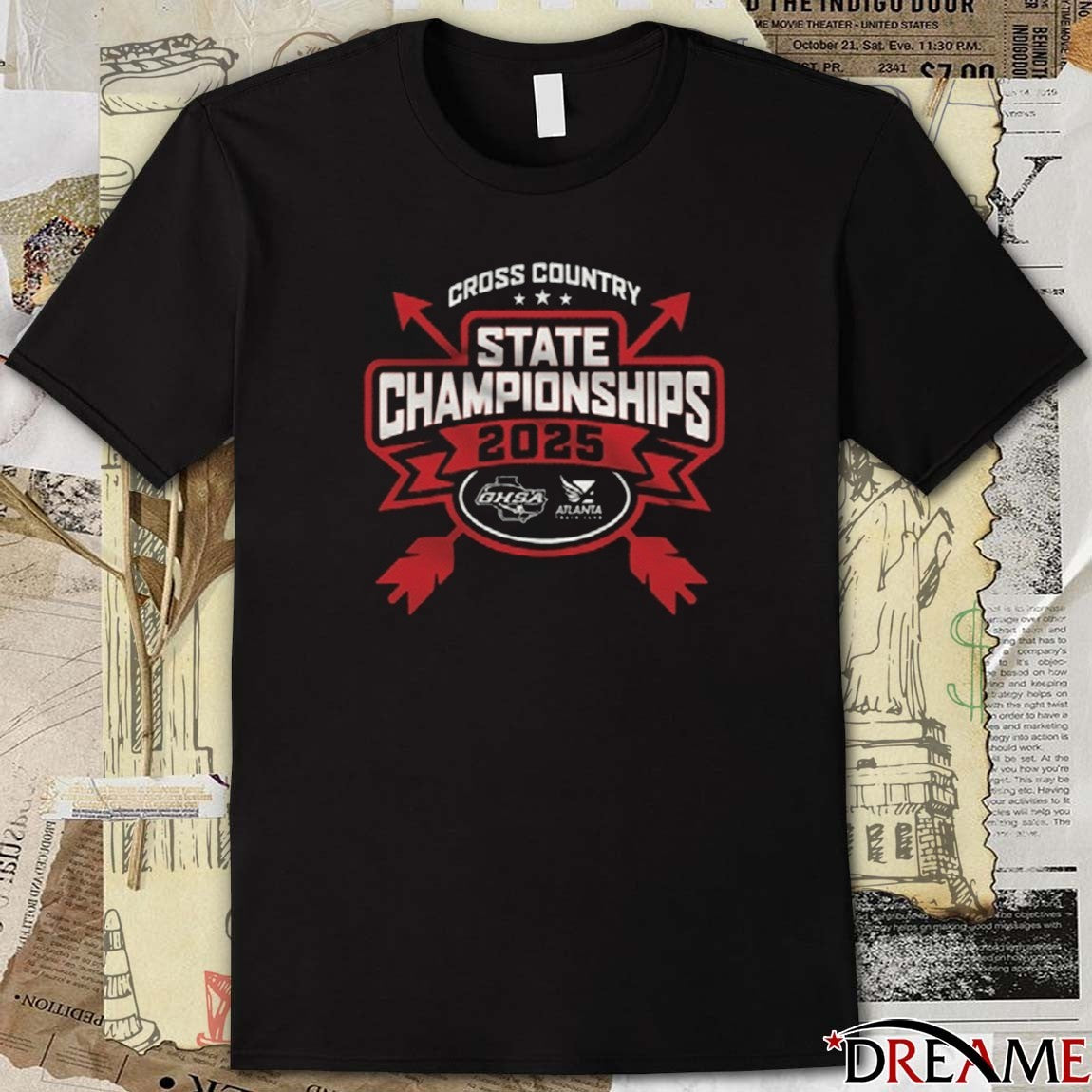 GHSA State Cross Country Championships 2025 Presented by Atlanta Track Club t-shirt