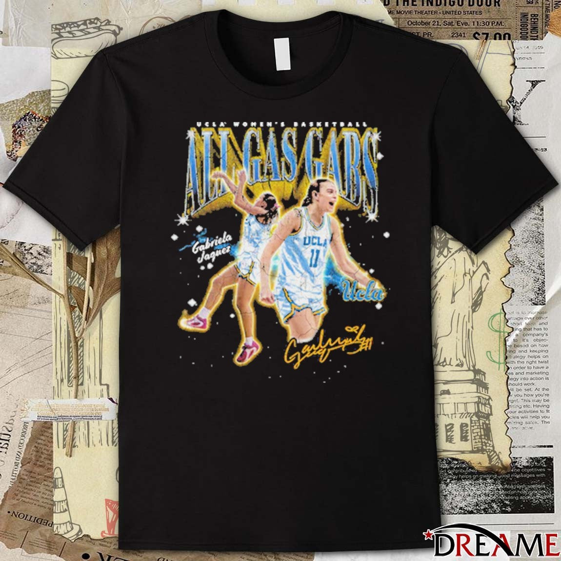 Gabriela Jaquez All Gas Gabs UCLA Bruins Women’s Basketball NCAA Signature t-shirt