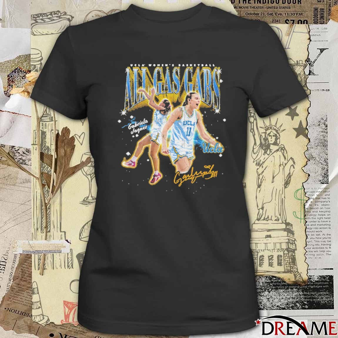 Gabriela Jaquez All Gas Gabs UCLA Bruins Women’s Basketball NCAA Signature t-shirt
