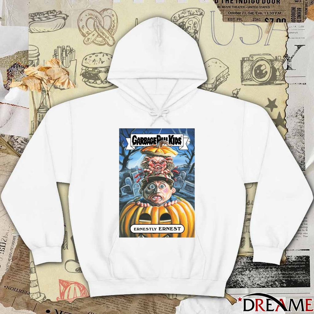 Garbage Pail Kids Ernest Scared Stupid Earnestly Ernest Card t-shirt