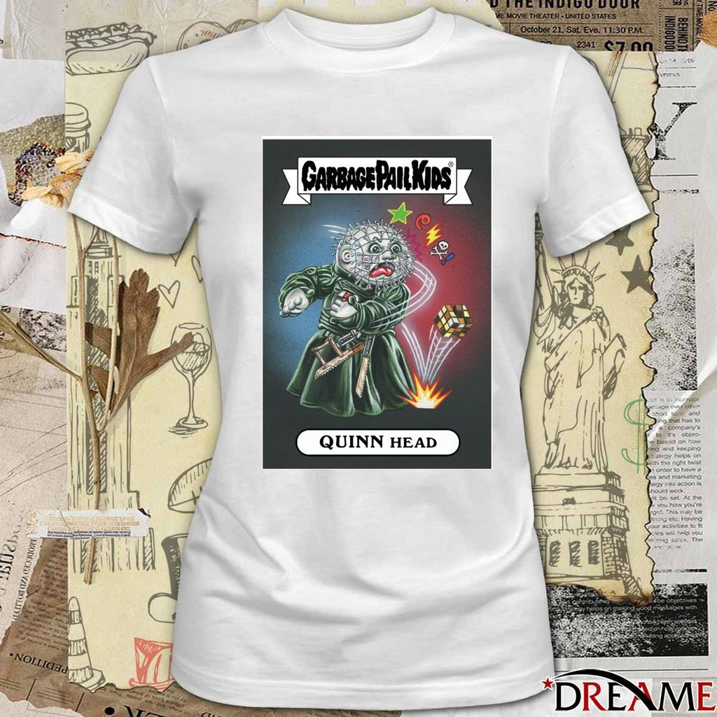 Garbage Pail Kids Hellraiser Pinhead Quinn Head 2025 Topps Card t-shirt