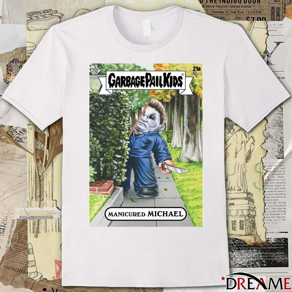 Garbage Pail Kids Manicured Michael Michael Myers Halloween 2025 Card t-shirt