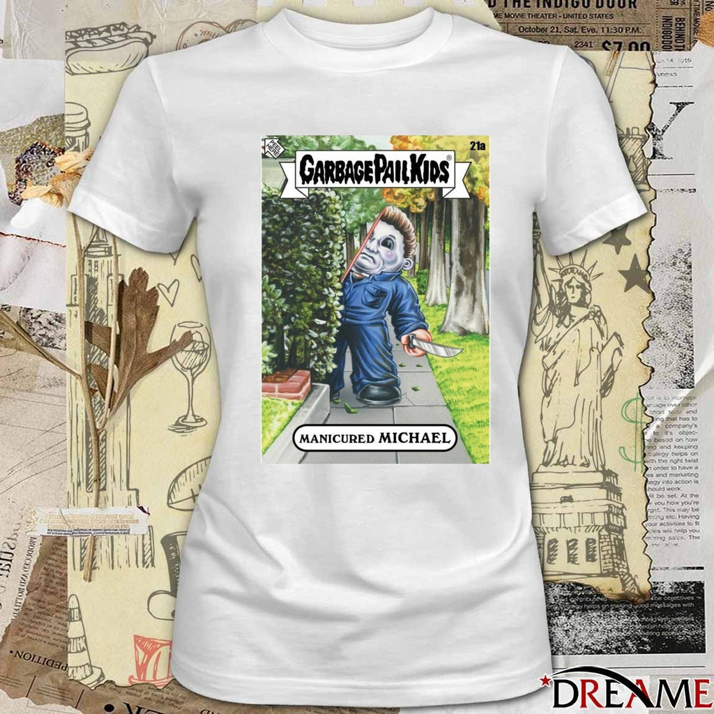 Garbage Pail Kids Manicured Michael Michael Myers Halloween 2025 Card t-shirt