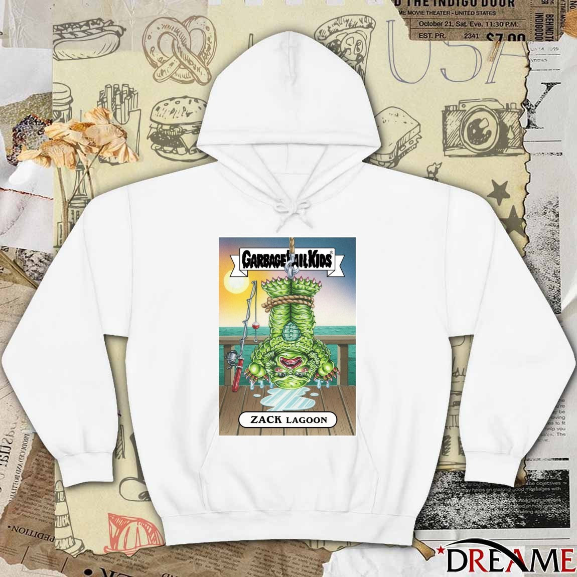 Garbage Pail Kids The Creature From The Black Zack Lagoon Card t-shirt