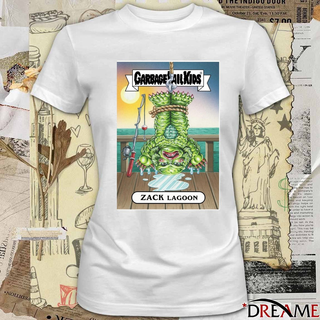 Garbage Pail Kids The Creature From The Black Zack Lagoon Card t-shirt