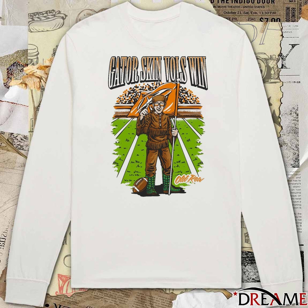Gator Skin Vols Win Tennessee Volunteers win Florida Gators t-shirt