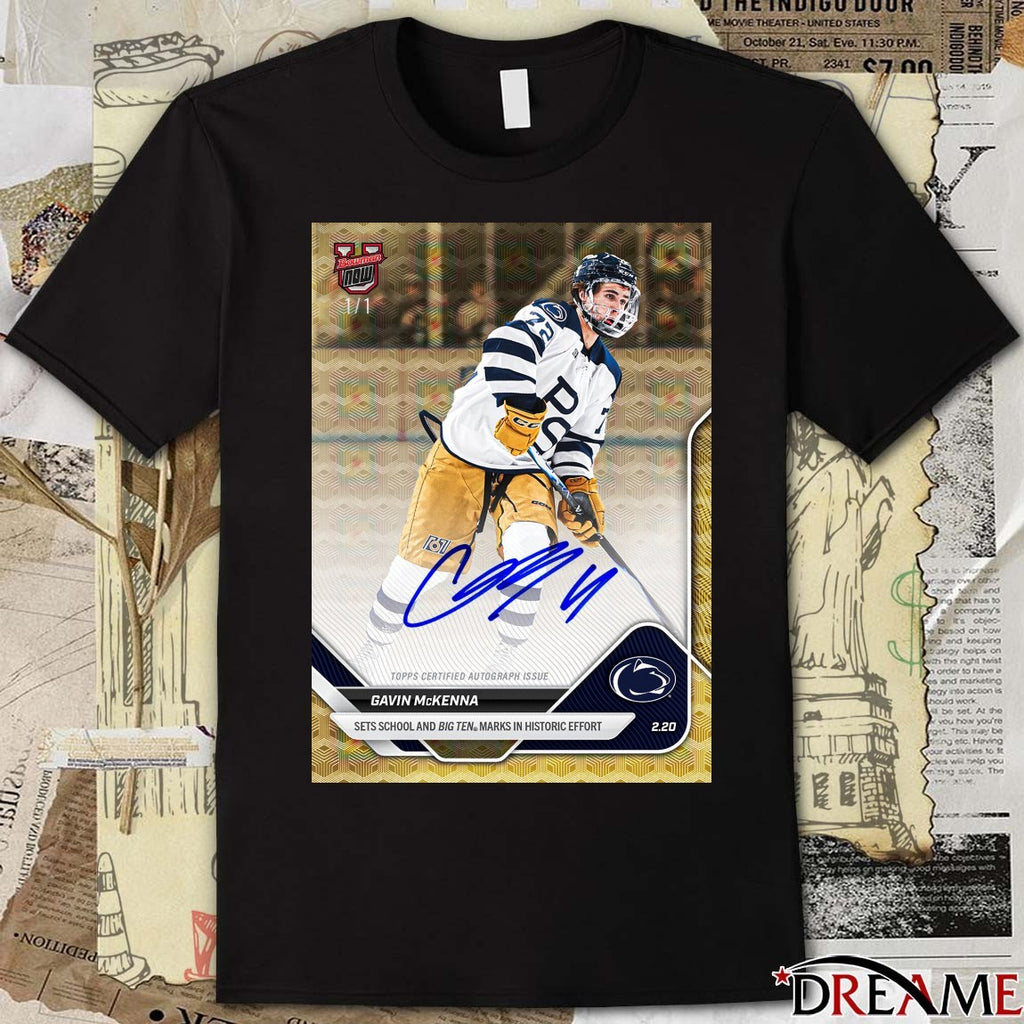 Gavin McKenna Sets School And Big Ten Marks In Historic Effort 2025-26 Bowman Hockey Signature t-shirt