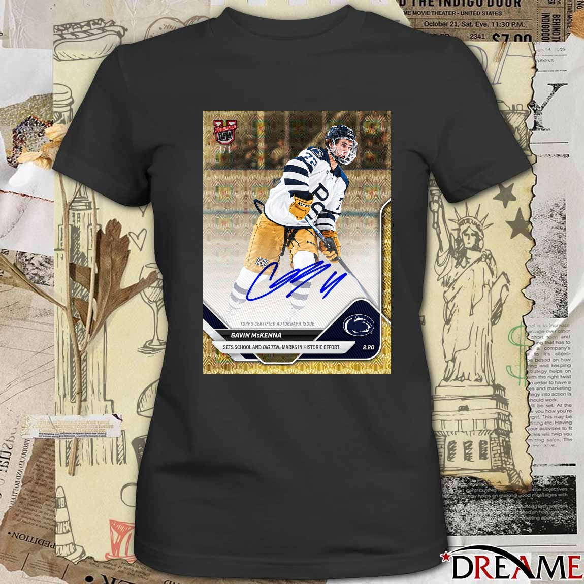 Gavin McKenna Sets School And Big Ten Marks In Historic Effort 2025-26 Bowman Hockey Signature t-shirt