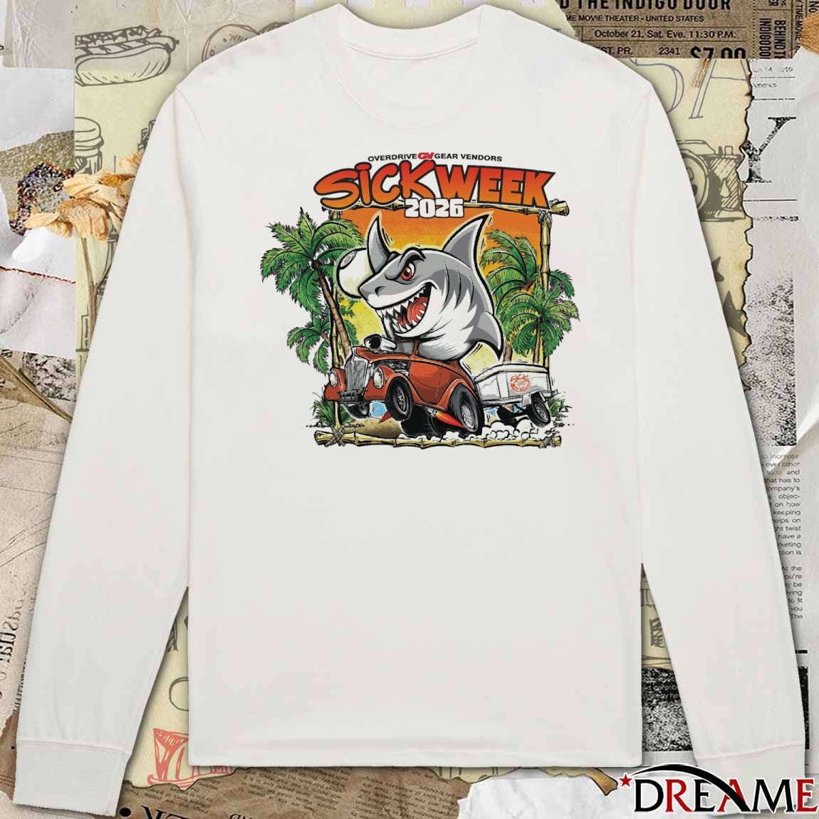 Gear Vendors Overdrive Sick Week 2026 t-shirt