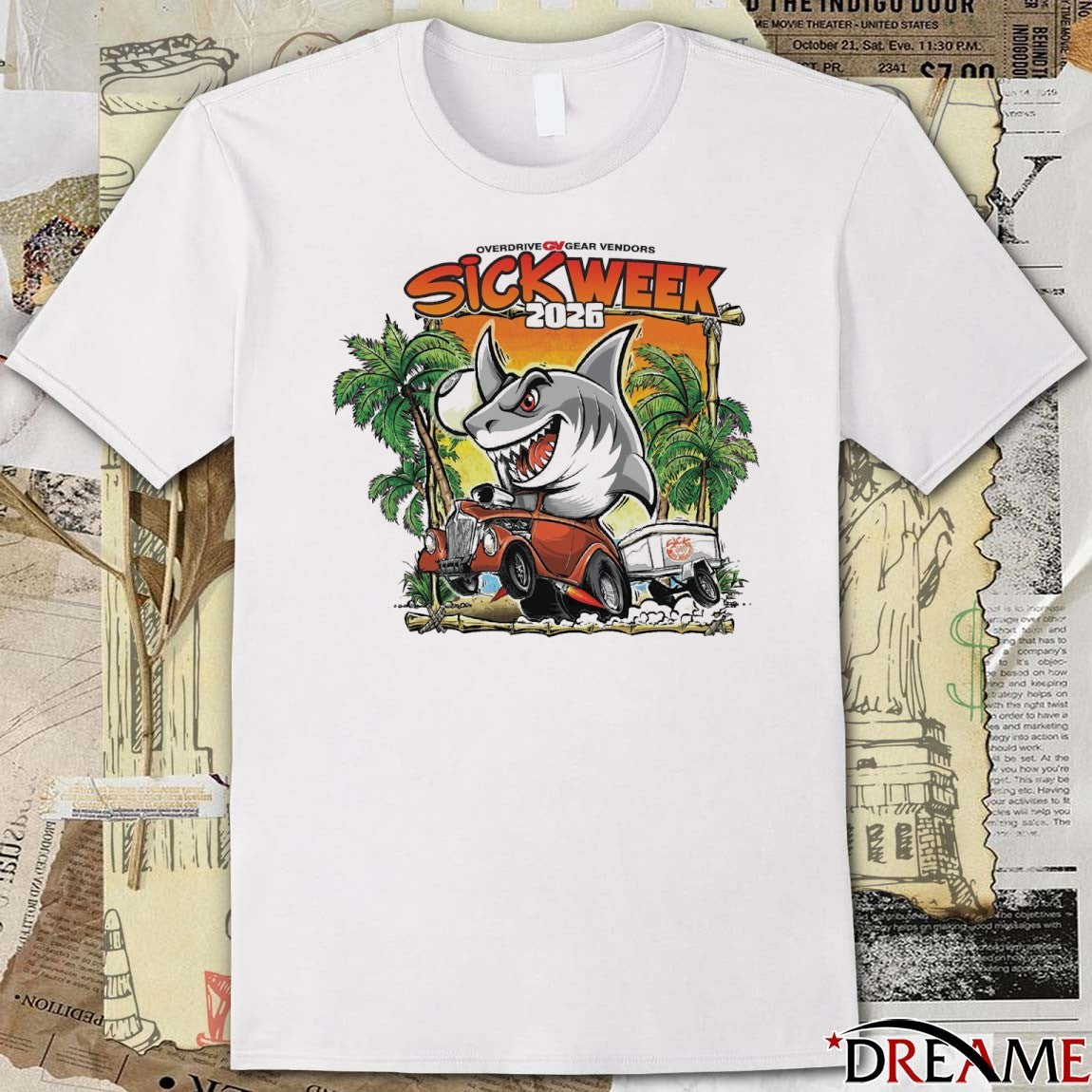 Gear Vendors Overdrive Sick Week 2026 t-shirt